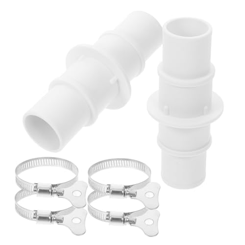 TOPBATHY Pool Schlauchverbinder bis Wiederverwendbarer Vacuum Schlauch Anschluss mit Effektiver Abdichtung Einfache Installation Robuste Ausführung für Pool Staubsauger und Rückspülung TOPBATHY Pool Schlauchverbinder bis Wiederverwendbarer Vacuum Schlauch Anschluss mit Effektiver Abdichtung Einfache Installation Robuste Ausführung für Pool Staubsauger und Rückspülung von TOPBATHY