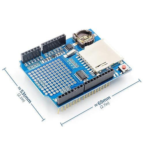 TOPBATHY Professional Data Logging Shield für Karten Kompatibel mit Leonardo Mega Echtzeituhr Rtc für Präzise Datenspeicherung TOPBATHY Professional Data Logging Shield für Karten Kompatibel mit Leonardo Mega Echtzeituhr Rtc für Präzise Datenspeicherung von TOPBATHY