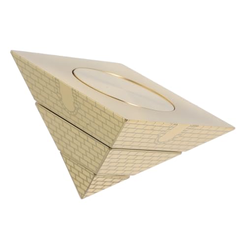 TOPBATHY Pyramide Für Den Schreibtisch Dekoration Für Den Schreibtisch Schreibtisch Ornament Büro Schreibtisch Meditationspyramide Mini Pyramide Skulptur Pyramide Stress von TOPBATHY