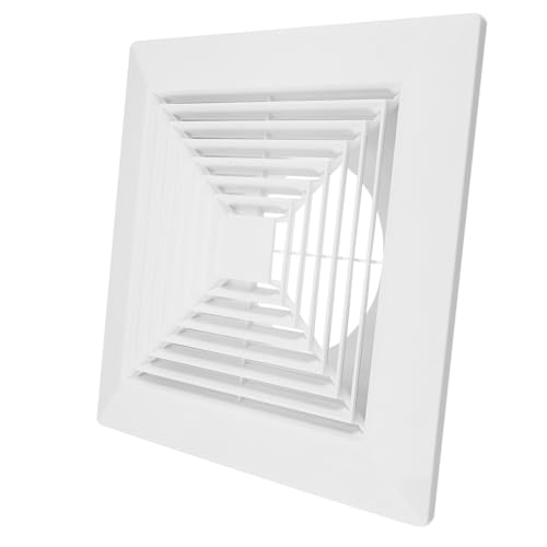 TOPBATHY Quadratischer Badezimmerlüfterabdeckung mit Federmechanismus Kunststoff Lüftungsgitter Ersatz für Deckenventilation Kompatibel mit Gängigen Abluftventilatoren TOPBATHY Quadratischer Badezimmerlüfterabdeckung mit Federmechanismus Kunststoff Lüftungsgitter Ersatz für Deckenventilation Kompatibel mit Gängigen Abluftventilatoren von TOPBATHY
