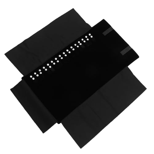 TOPBATHY Reise Schmuckaufbewahrung Rolltasche Schmuckorganizer Tasche für Ringe Ohrringe Halsketten Tragbar Kratzschutz Multifunktional Langlebig TOPBATHY Reise Schmuckaufbewahrung Rolltasche Schmuckorganizer Tasche für Ringe Ohrringe Halsketten Tragbar Kratzschutz Multifunktional Langlebig von TOPBATHY