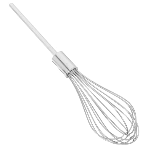 TOPBATHY Robuster Rührbesen für Handmixer Verlängerter Schneebesen Aufsatz Teig von Eiern und Rühren von Saucen Leicht zu Reinigen und Auszutauschen von TOPBATHY