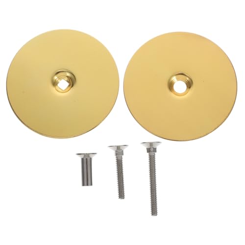 TOPBATHY Rundes Türloch Abdeckblech Hochsicherheits Türverstärkungsplatte mit Verbindungsschrauben für Holz und Metalltüren zur Schnellen Abdeckung von Schloss oder Peephole Löchern TOPBATHY Rundes Türloch Abdeckblech Hochsicherheits Türverstärkungsplatte mit Verbindungsschrauben für Holz und Metalltüren zur Schnellen Abdeckung von Schloss oder Peephole Löchern von TOPBATHY