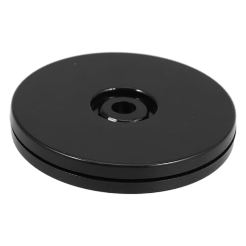 TOPBATHY Schwarzer Drehbarer Präsentationsständer: 360 Grad Drehbarer Tischplatten-drehteller Für Restaurant-esstische, Gewürzregale, Serviertablett, Menüpräsentation, 150 Mm von TOPBATHY