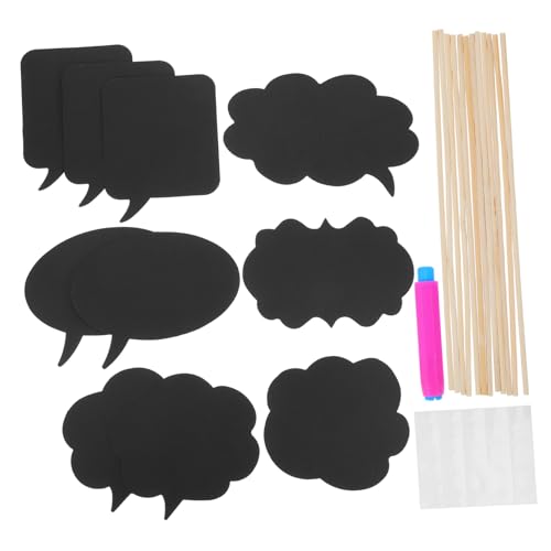 TOPBATHY Schwarzes Hochzeit Foto-requisiten Set Beschreibbare DIY Karten mit Kreide Vielseitig für Hochzeitsfeiern und Partys Leichte Fotorequisiten Accessoires für Individuelle TOPBATHY Schwarzes Hochzeit Foto-requisiten Set Beschreibbare DIY Karten mit Kreide Vielseitig für Hochzeitsfeiern und Partys Leichte Fotorequisiten Accessoires für Individuelle von TOPBATHY