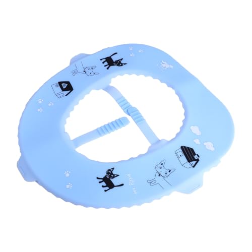 TOPBATHY Silikon Toilettensitzauflage Waschbar und Wiederverwendbar Wc Sitzmatte für Reisen Hygienische und Flexible Toilettenabdeckung für Wc Modelle von TOPBATHY