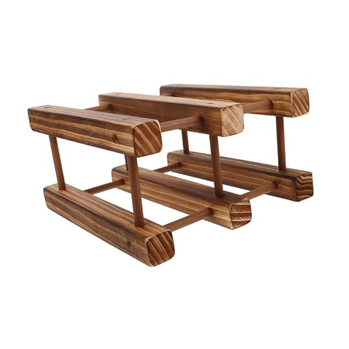 TOPBATHY Solid Wood Wine Bottle Rack Eleganter Weinständer für Wohnzimmer und Stilvoller Flaschenhalter für Flaschen Weingestell für Flaschenpräsentation TOPBATHY Solid Wood Wine Bottle Rack Eleganter Weinständer für Wohnzimmer und Stilvoller Flaschenhalter für Flaschen Weingestell für Flaschenpräsentation von TOPBATHY