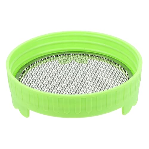 TOPBATHY Sprossenabdeckung sprouting kit bio keimsprossen Einmachglasdeckel Sprout Jar Abdeckung Keimglas Zubehör Bohnenkeimabdeckungen Sprossen-Kit Sprossendeckel Konserven-Kit pp Green von TOPBATHY