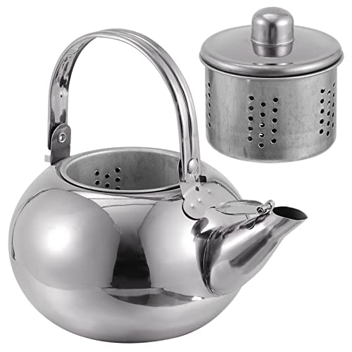 TOPBATHY Teekannen-set Mit Teesieb Teekessel Edelstahl Für Den Täglichen Gebrauch TOPBATHY Teekannen-set Mit Teesieb Teekessel Edelstahl Für Den Täglichen Gebrauch von TOPBATHY