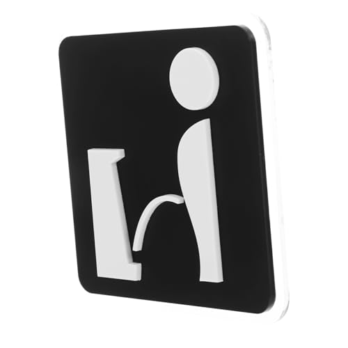 TOPBATHY Toilettenschild Toiletten Büro Dekoration Selbstklebendes Schild Herren Türschild Herren Toiletten Wandschild Selbstklebende Badezimmer Dekoration Türschild TOPBATHY Toilettenschild Toiletten Büro Dekoration Selbstklebendes Schild Herren Türschild Herren Toiletten Wandschild Selbstklebende Badezimmer Dekoration Türschild von TOPBATHY