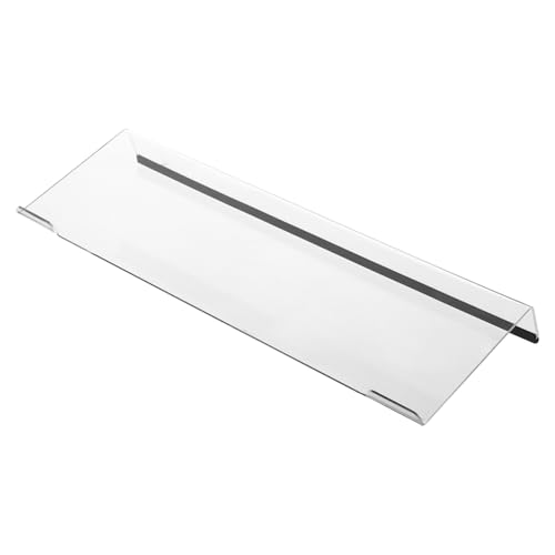 TOPBATHY Transparenter Acryl Tastaturständer mit Rutsch Basis Ergonomischer Keyboard Riser für Büro Home Office und Gaming Robuste Halterung für Desktop Tastaturen von TOPBATHY