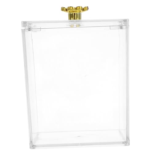 TOPBATHY Transparenter Wattepadspender aus Hochwertigem Pet mit Staubschutzdeckel Kompakter Organizer für Wattestäbchen Wattepads Kosmetikartikel Platzsparend Leicht zu Reinigen für TOPBATHY Transparenter Wattepadspender aus Hochwertigem Pet mit Staubschutzdeckel Kompakter Organizer für Wattestäbchen Wattepads Kosmetikartikel Platzsparend Leicht zu Reinigen für von TOPBATHY