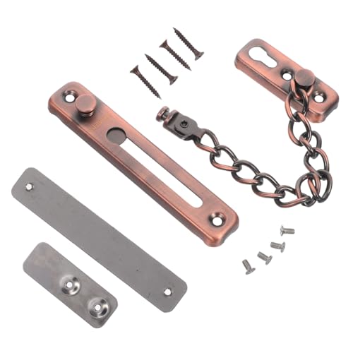 TOPBATHY Türkette Sicherheitskette mit Diebstahl Funktion für Hotelzimmer und Fenster Einfache Installation ohne Bohren Dunkles Rot Optimaler Schutz für Gäste TOPBATHY Türkette Sicherheitskette mit Diebstahl Funktion für Hotelzimmer und Fenster Einfache Installation ohne Bohren Dunkles Rot Optimaler Schutz für Gäste von TOPBATHY