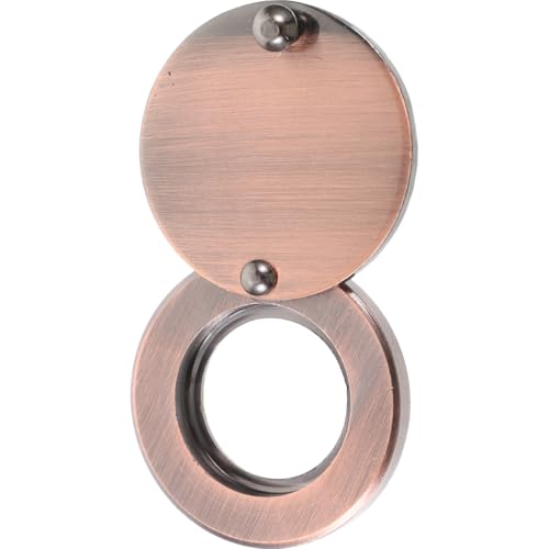 TOPBATHY Türspion Abdeckung Privatsphäre Metall Rose Gold für Sicherheit und Schutz der Tür, ergonomisches Design und Oxidationsbeständig von TOPBATHY