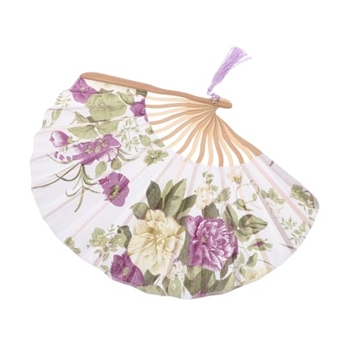 TOPBATHY Vintage Chinesischer Faltbarer Handfächer mit Floralem Muster Stoffetui Eleganter Retro-stil Leichter Tragbarer Fächer für Damen Hochzeit Tanz Teezeremonie Sommerliche Kühlung TOPBATHY Vintage Chinesischer Faltbarer Handfächer mit Floralem Muster Stoffetui Eleganter Retro-stil Leichter Tragbarer Fächer für Damen Hochzeit Tanz Teezeremonie Sommerliche Kühlung von TOPBATHY