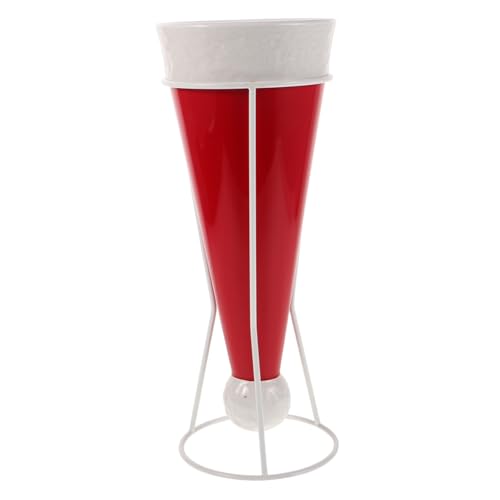 TOPBATHY Vintage-keramikvase Für Blumen Einzigartiger Blumentopf Mit Weihnachtsmannmütze Festliche Keramikvase Für Zuhause Ästhetische Blumenvase Für Trockenblumen Vintage-vase Aus von TOPBATHY