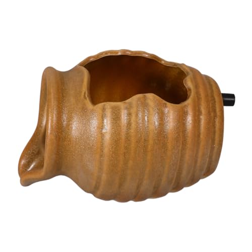 TOPBATHY Wassertank aus Keramik wasserspender gartenbrunnen gartenteich Wasserfall Hofbrunnenglas Wasserfallglas für den Innenbereich Tischbrunnenverzierung Keramikwasserbrunnen Light Brown TOPBATHY Wassertank aus Keramik wasserspender gartenbrunnen gartenteich Wasserfall Hofbrunnenglas Wasserfallglas für den Innenbereich Tischbrunnenverzierung Keramikwasserbrunnen Light Brown von TOPBATHY
