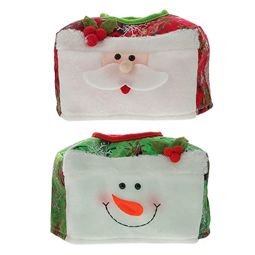 2er-box Schreibtischaufsatz Weihnachtstaschentuchhalter Serviettenhalter Papierhandtuchhalter Esszimmerdekoration Für Den Tisch Büro Weihnachten Halter Für Tuchboxen von TOPBATHY