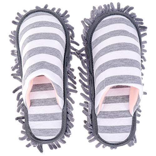 TOPBATHY Wischmopp Schuhe Mop-Hausschuhe Schuhe Bodenreinigungsschuhe Chenille- Waschbare Mop-Hausschuhe Für Kehr-Bodenreinigungswerkzeug Freie Größe Kehrmaschine TOPBATHY Wischmopp Schuhe Mop-Hausschuhe Schuhe Bodenreinigungsschuhe Chenille- Waschbare Mop-Hausschuhe Für Kehr-Bodenreinigungswerkzeug Freie Größe Kehrmaschine von TOPBATHY