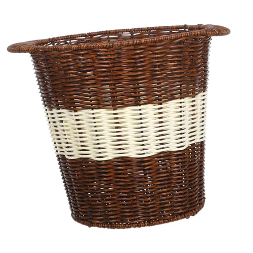 TOPBATHY Woven Waste Basket mit Imitation Rattan Design Langlebiger Atmungsaktiver Müllbehälter für Büro Konferenzräume und Schlafzimmer Geruchsreduzierend Pflegeleicht Modernes TOPBATHY Woven Waste Basket mit Imitation Rattan Design Langlebiger Atmungsaktiver Müllbehälter für Büro Konferenzräume und Schlafzimmer Geruchsreduzierend Pflegeleicht Modernes von TOPBATHY