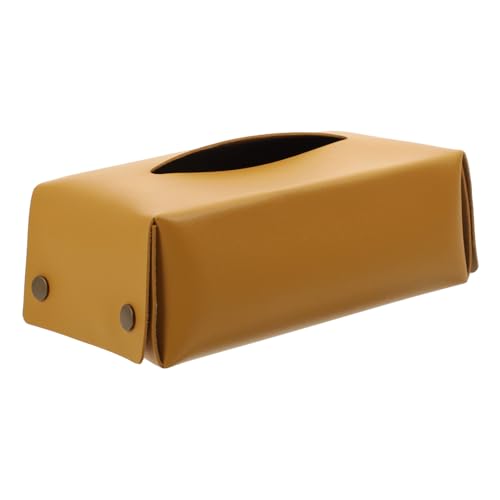 TOPBATHY wasserdichte PU Tissue Box Taschentuchhalter Aufbewahrungsbox für Zuhause Büro Auto Pflegeleicht Schmutzabweisend Modernes Design Praktische Tücherbox für Vielfältige Anwendung von TOPBATHY