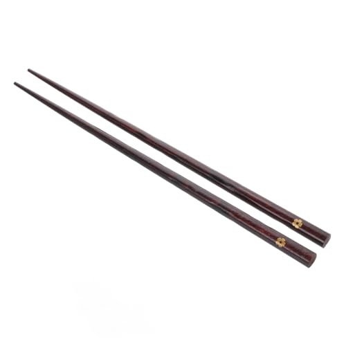 TOPBATHY wiederverwendbare Essstäbchen für Erwachsene Essstäbchen aus Holz Stäbchen für lange Stäbchen Essstäbchen wiederverwendbar lange Kochstäbchen hölzern Brown von TOPBATHY