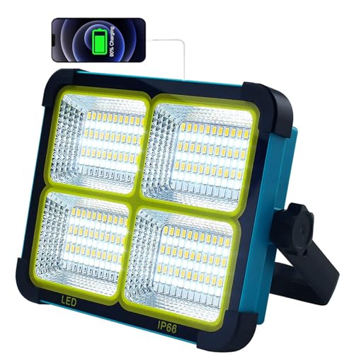 TOPBOS 100W LED Baustrahler Akku,Wiederaufladbarer Strahler Solar,4 Lichtmodi,10000LM, baustrahler akku mit 16500mAh,Magnetfunktion,Led Strahler Akku für Baustelle Garage,Camping Notfall,Arbeit,Angeln TOPBOS 100W LED Baustrahler Akku,Wiederaufladbarer Strahler Solar,4 Lichtmodi,10000LM, baustrahler akku mit 16500mAh,Magnetfunktion,Led Strahler Akku für Baustelle Garage,Camping Notfall,Arbeit,Angeln von TOPBOS