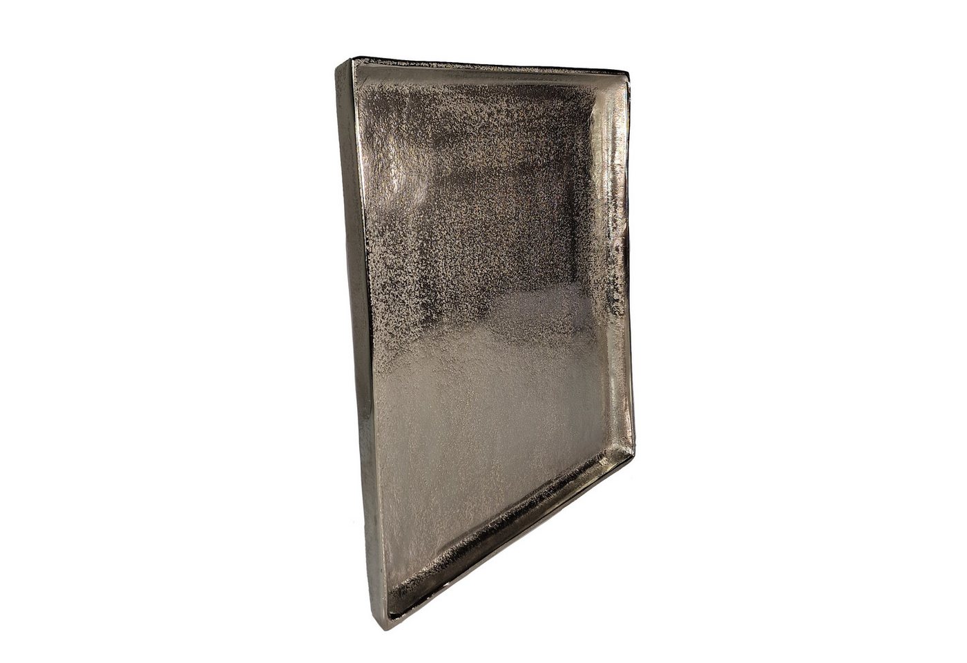 TOPCENT Dekoschale Aluminiumteller, Aluminiumtablett, quadratisch, 30 x 30 cm TOPCENT Dekoschale Aluminiumteller, Aluminiumtablett, quadratisch, 30 x 30 cm von TOPCENT