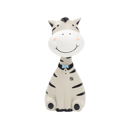 Topchances Niedlicher kreativer Tier-Brillenhalter aus Kunstharz, Tierform, für Zuhause, Büro, Schreibtisch, Dekoration, Zubehör (Bessie das Zebra) von TOPCHANCES