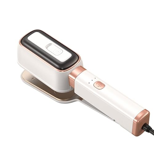 Tragbares Bügeleisen mit Dampffunktion, 1000W Leistung | 60ml durchsichtiger Wassertank | 25 Sek. Aufheizzeit | 180° drehbare Platte | Trocken- & Dampfbügeln | Ideal für Reisen & Zuhause Tragbares Bügeleisen mit Dampffunktion, 1000W Leistung | 60ml durchsichtiger Wassertank | 25 Sek. Aufheizzeit | 180° drehbare Platte | Trocken- & Dampfbügeln | Ideal für Reisen & Zuhause von TOPCHANCES