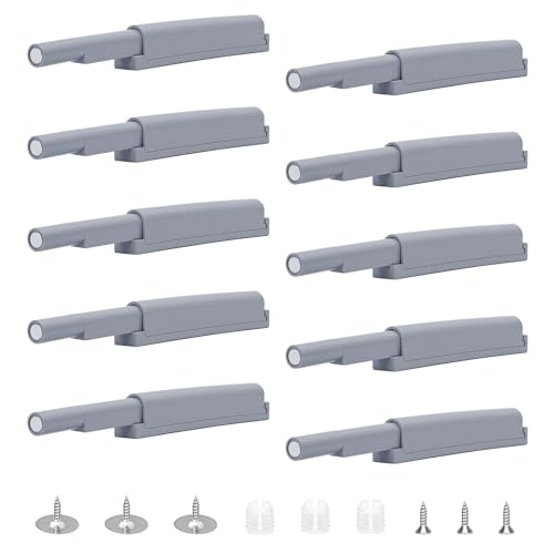 10 Stück Push to open türöffner, Entriegelungsriegel, Push Open Magnet Tip, push to open türöffner extra stark to Open Magnet Druckschnäpper für Schranktüren, Bücherschränken, Schubladenv von TOPCZY