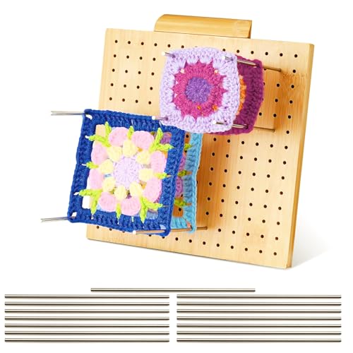7.9 Inch Blocking Board Häkeln Groß, Handcrafted Wooden Blocking Board Häkeln, Tolles Tool um Kleine Strick oder Häkel Teile zu Spannen, Strick- und Häkelprojekte Wooden Blocking Board von TOPCZY