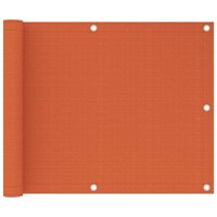 Balkon-Sichtschutz Orange 75x300 cm hdpe FF311016DE von SWEIKO