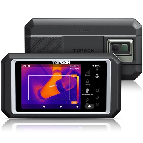 TOPDON TC003 256x192 IR-Auflösung Wärmebildkamera mit 2MP Visual Kamera, 5" Touchscreen, 32GB Speicher, 25Hz, -20°C~550°C, Bluetooth WiFi OTG Funktion TOPDON TC003 256x192 IR-Auflösung Wärmebildkamera mit 2MP Visual Kamera, 5" Touchscreen, 32GB Speicher, 25Hz, -20°C~550°C, Bluetooth WiFi OTG Funktion von TOPDON