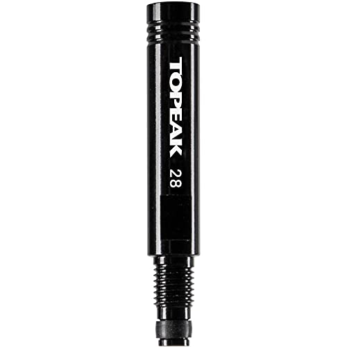 Topeak Valve Extender 28Mm (2er Set) für bequemes Aufpumpen, 15712017, Schwarz von TOPEAK