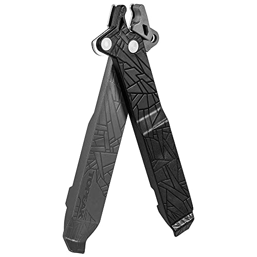 Topeak Power Lever X Kettenschloss-Reifenheber-Werkzeug aus Stahl in der Farbe Schwarz, Maße: 2,5cm x 3,4cm x 15,3cm, 15400059 Topeak Power Lever X Kettenschloss-Reifenheber-Werkzeug aus Stahl in der Farbe Schwarz, Maße: 2,5cm x 3,4cm x 15,3cm, 15400059 von Topeak