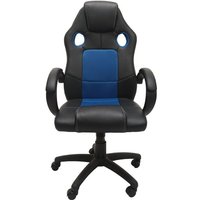 Drehstuhl enzo chair blau schwarz von TOPESHOP