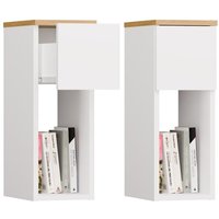 GALAX 20/1S Nachttisch WEISS-ARTISAN GALAX 20/1S Nachttisch WEISS-ARTISAN von TOPESHOP