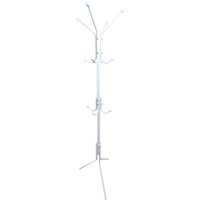 Hucoco - livia - Garderobenständer auf Metallfuß - 3 Ebenen 12 Haken - Höhe 182 cm von HUCOCO