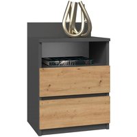 Malwa M1 anthracite artisan Nachttisch Malwa M1 anthracite artisan Nachttisch von TOPESHOP