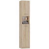 Topeshop - marello - Badezimmersäule moderner Stil - 180x32x30 - 2 Türen+Regale Topeshop - marello - Badezimmersäule moderner Stil - 180x32x30 - 2 Türen+Regale von TOPESHOP
