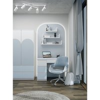 Moderner Kinderschreibtisch Mijas Arteso Links Farbe Weiss Blau 4 Schubladen Moderner Kinderschreibtisch Mijas Arteso Links Farbe Weiss Blau 4 Schubladen von TOPESHOP