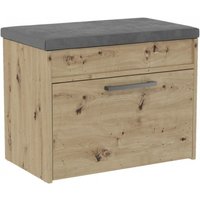 PARMI - Schuhmöbel skandinavischer Stil Eingang - 60x35x49 - Bank mit Aufbewahrung von HUCOCO