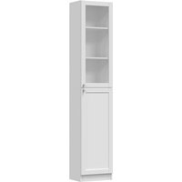 PERRY - Vitrine mit 2 Türen - Klassischer Stil - 6 Regale - 40x31x200cm - Wohnzimmermöbel von TOPESHOP