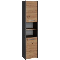 PISA - Badezimmerschrank im modernen Stil -170x40x30cm - Hochschrank zur Aufbewahrung SDB von TOPESHOP