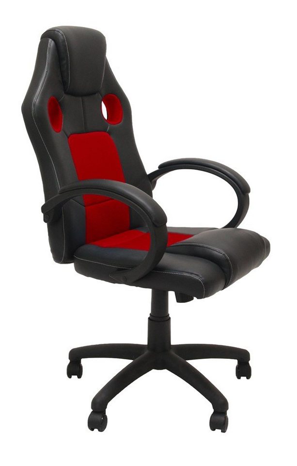 TOPESHOP Gaming-Stuhl Gamer-Sitz mit Armlehne Ergonomische Lendenwirbelstütze von TOPESHOP