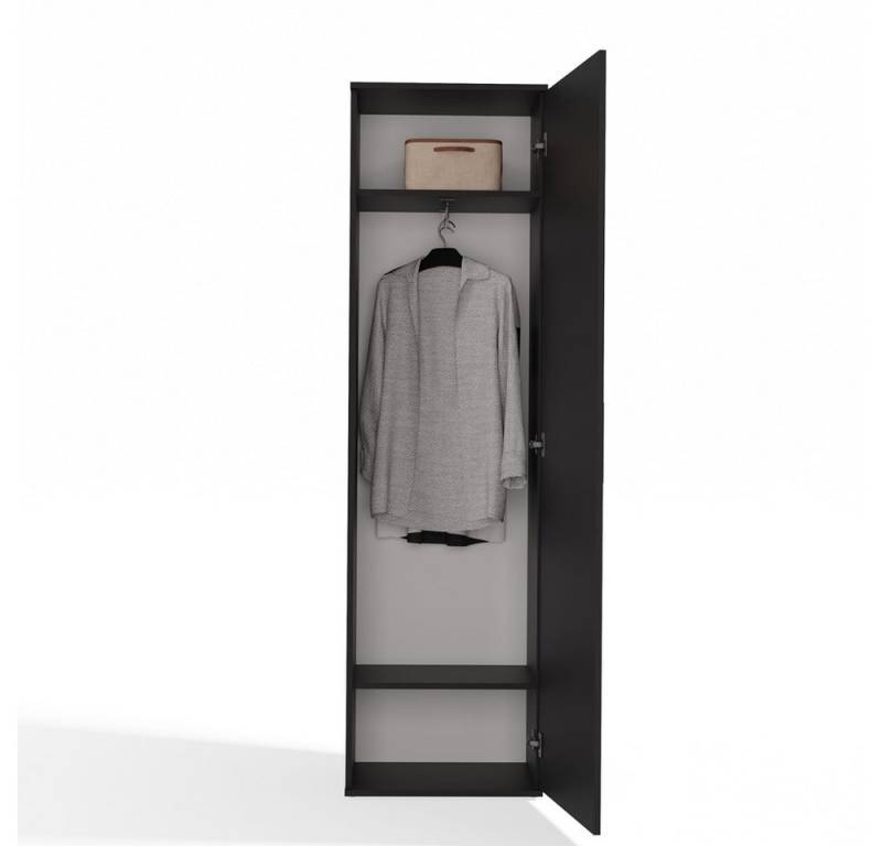 MAGOWA Garderobenschrank DUO Smart – Stilvolle Garderobe mit durchdachtem Stauraum MAßE: Höhe 180 cm - Breite 50 cm - Tiefe 35 cm von MAGOWA