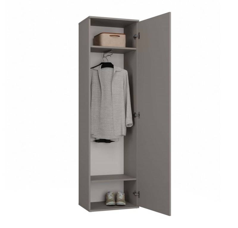 MAGOWA Garderobenschrank DUO Smart – Stilvolle Garderobe mit durchdachtem Stauraum MAßE: Höhe 180 cm - Breite 50 cm - Tiefe 35 cm von MAGOWA