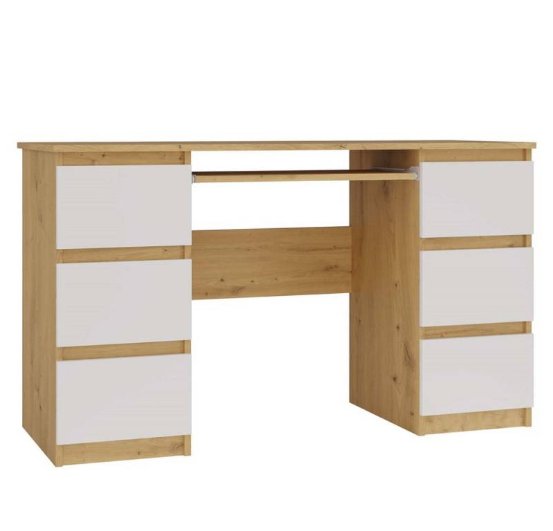 TOPESHOP Schreibtisch MAKUBA Schreibtisch modern & funktional (Unterschiedliche Set-Ausführungen) von TOPESHOP