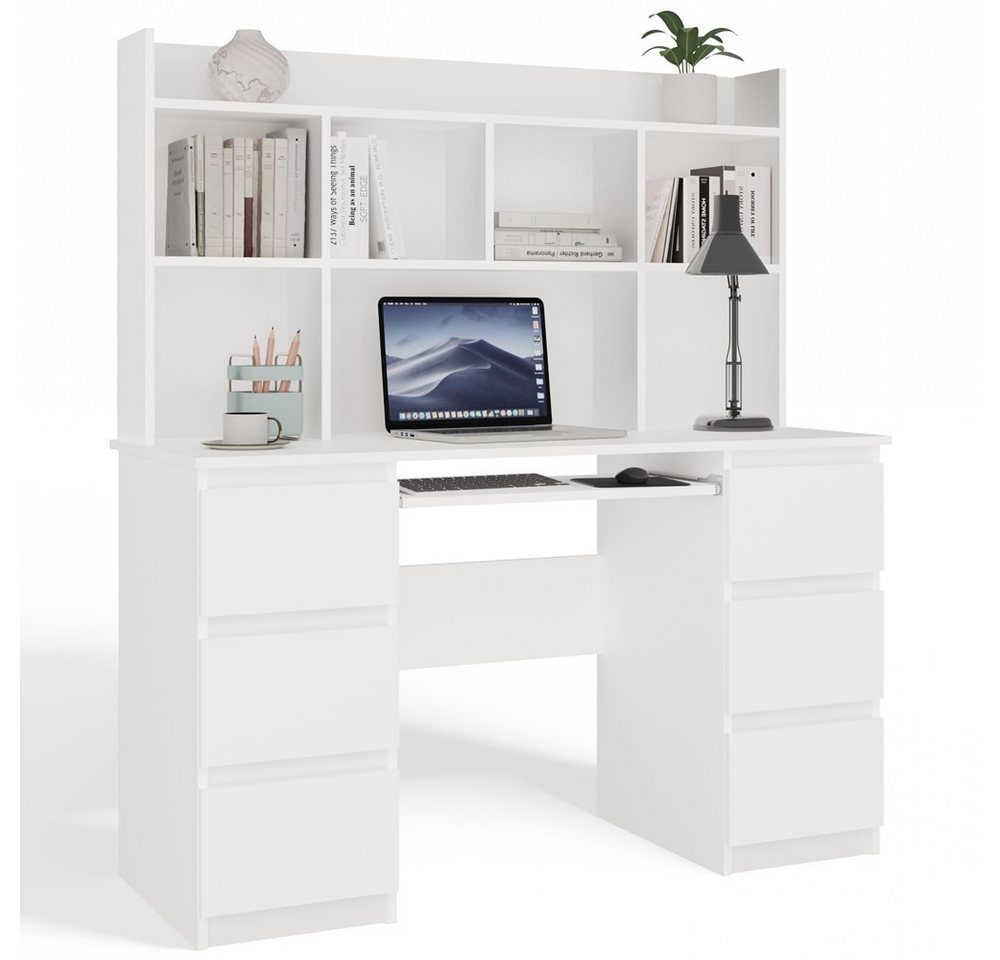 TOPESHOP Schreibtisch MAKUBA Schreibtisch modern & funktional (Unterschiedliche Set-Ausführungen) von TOPESHOP